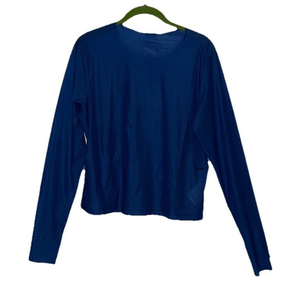 Nike Women’s FutureMove Dri‑FIT Long‑Sleeve Sheer Top Hyper Royal/Clear XXL NWT - Picture 1 of 4